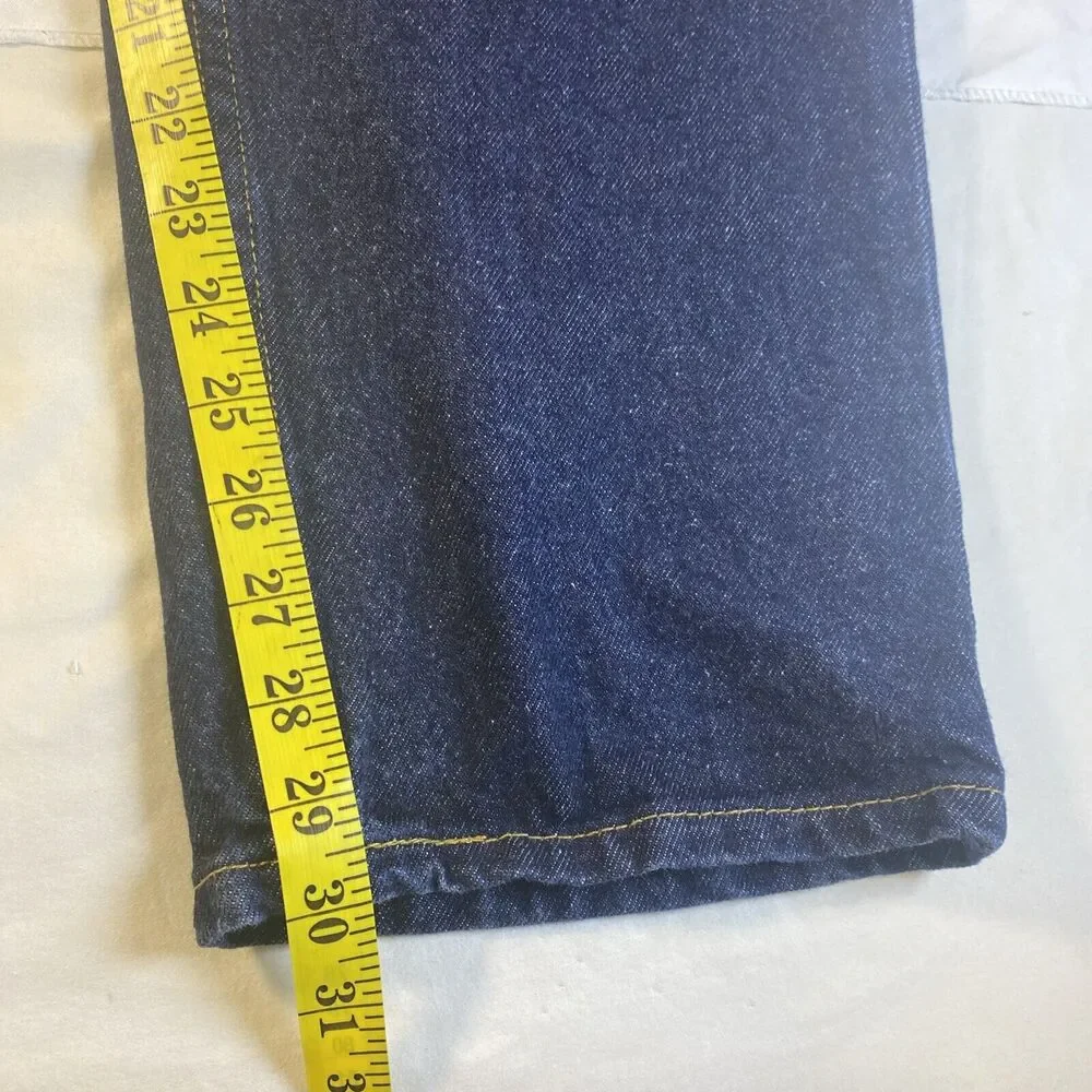 LEVIS RED TAB 505 STRAIGHT LEG Jeans MEN’s 38 X 30 Dark Wash Classic‎ Western